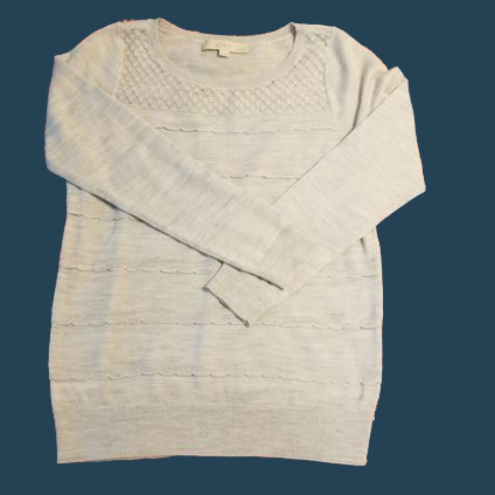 LOFT light grey sweater size MP